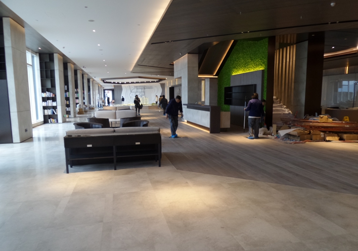 除甲醛案例-半岛城邦三期销售中心